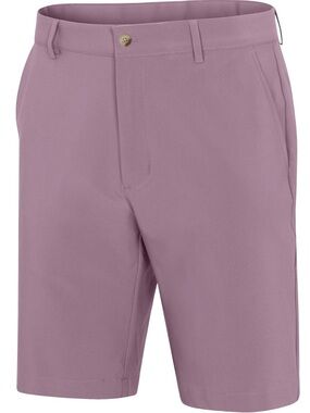 Greg Norman Collection Men's Flat Front Performance Shorts in Mauve